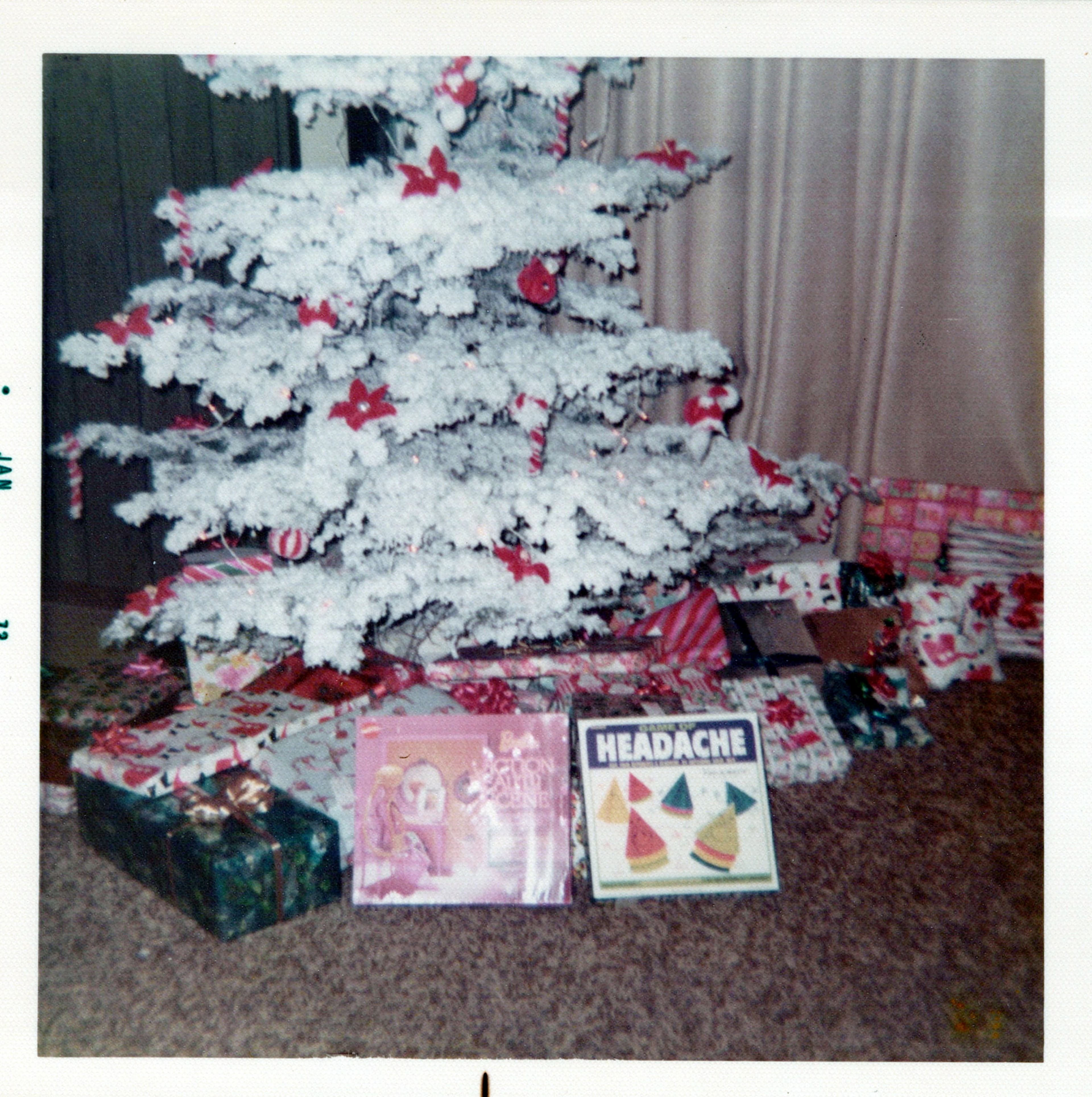 Vintage Christmas photo — enhanced
